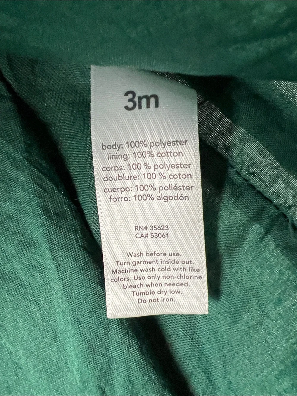 Carter's Teal Satin Bow-Detail Party Dress, 3 months